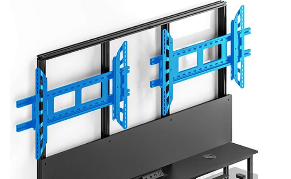 Commercial Cabinet Feature: Dual Display Mount